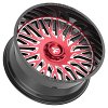 Fittipaldi Off Road FA07 Machied Red Black Custom Truck Wheels 10