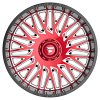 Fittipaldi Off Road FA07 Machied Red Black Custom Truck Wheels 11