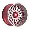 Fittipaldi Off Road FA07 Machied Red Custom Truck Wheels 4