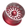 Fittipaldi Off Road FA07 Machied Red Custom Truck Wheels 2