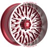 Fittipaldi Off Road FA07 Machied Red Custom Truck Wheels 7