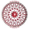 Fittipaldi Off Road FA07 Machied Red Custom Truck Wheels 9