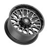 Fittipaldi Off Road FA08 Gloss Black Milled Custom Truck Wheels 2