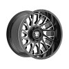 Fittipaldi Off Road FA08 Gloss Black Milled Custom Truck Wheels 10