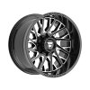 Fittipaldi Off Road FA08 Gloss Black Milled Custom Truck Wheels 7