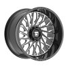 Fittipaldi Off Road FA08 Gloss Black Milled Custom Truck Wheels 16