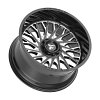 Fittipaldi Off Road FA08 Gloss Black Milled Custom Truck Wheels 17