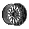 Fittipaldi Off Road FA08 Machined Black Dart Tint Custom Truck Wheels 7