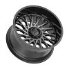 Fittipaldi Off Road FA08 Machined Black Dart Tint Custom Truck Wheels 8