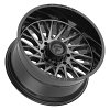 Fittipaldi Off Road FA08 Machined Black Dart Tint Custom Truck Wheels 5