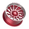 Fittipaldi Off Road FA08 Machied Red Custom Truck Wheels 5