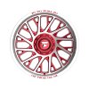 Fittipaldi Off Road FA08 Machied Red Custom Truck Wheels 6