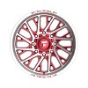 Fittipaldi Off Road FA08 Machied Red Custom Truck Wheels 3