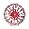 Fittipaldi Off Road FA08 Machied Red Custom Truck Wheels 12