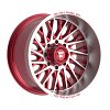 Fittipaldi Off Road FA08 Machied Red Custom Truck Wheels 7