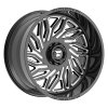 Fittipaldi Off Road FA13 Gloss Black Milled Custom Truck Wheels 4