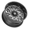 Fittipaldi Off Road FA13 Gloss Black Milled Custom Truck Wheels 5