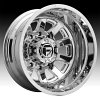 Fuel FF09D 10-Lug Polished Forged Dually Custom Truck Wheels 3