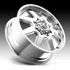 Fuel FF09D 8-Lug Polished Forged Dually Custom Truck Wheels 4