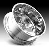 Fuel FF09D 8-Lug Polished Forged Dually Custom Truck Wheels 5