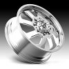 Fuel FF39D 8-Lug Polished Forged Dually Custom Truck Wheels 4