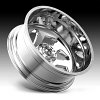 Fuel FF39D 8-Lug Polished Forged Dually Custom Truck Wheels 5