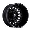 Fuel D868 Arc Dually Gloss Black Milled Custom Truck Wheels 5