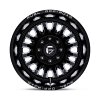 Fuel D868 Arc Dually Gloss Black Milled Custom Truck Wheels 7