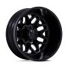 Fuel D871 Flux Dually Blackout Custom Truck Wheels 5