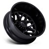 Fuel D871 Flux Dually Blackout Custom Truck Wheels 6