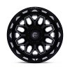 Fuel D875 Flux Dually Brushed Black Custom Truck Wheels 7