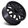 Fuel D871 Flux Dually Blackout Custom Truck Wheels 3