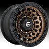 Fuel Zephyr D634 Bronze Custom Wheels Rims 4