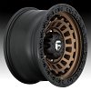 Fuel Zephyr D634 Bronze Custom Wheels Rims 5