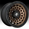 Fuel Zephyr D634 Bronze Custom Wheels Rims 7