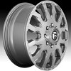 Fuel Blitz Dually D693 Platinum Custom Wheels Rims 3