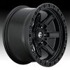 Fuel Kicker 6 D697 Satin Black Custom Wheels Rims 2