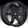 Fuel Kicker 6 D697 Satin Black Custom Wheels Rims 9