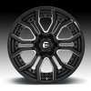 Fuel Rage D711 Gloss Black Milled Custom Wheels Rims 6