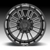 Fuel Clash D760 Gloss Black Custom Truck Wheels Rims 6