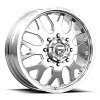 Fuel FF19D Polished Forged Dually Custom Truck Wheels 2