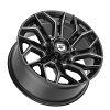 Gear Offroad 776BM Flair Gloss Black Milled Custom Truck Wheels 11