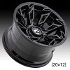 Gear Offroad 752B Slayer Gloss Black Custom Wheels Rims 12