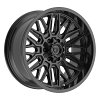 Gear Offroad 775B Surge Gloss Black Custom Truck Wheels 4