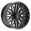 Gear Offroad 775B Surge Gloss Black Custom Truck Wheels 22