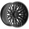 Gear Offroad 775B Surge Gloss Black Custom Truck Wheels 25