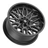 Gear Offroad 775BM Surge Gloss Black Milled Custom Truck Wheels 2