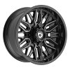 Gear Offroad 775BM Surge Gloss Black Milled Custom Truck Wheels 8