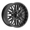 Gear Offroad 775BM Surge Gloss Black Milled Custom Truck Wheels 11