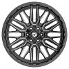 Gear Offroad 775BM Surge Gloss Black Milled Custom Truck Wheels 22